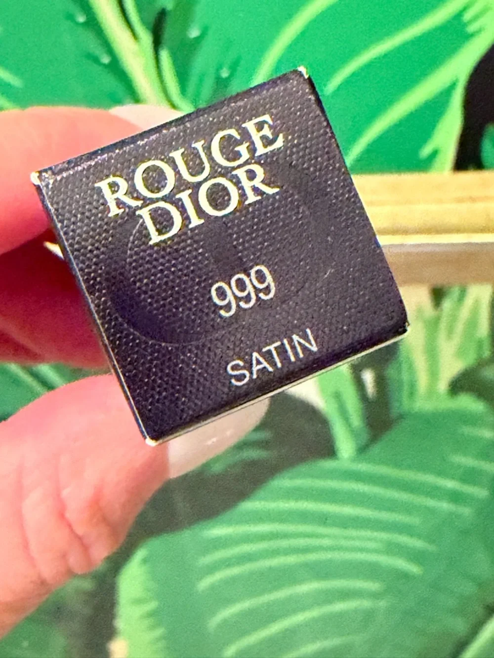 NWT Dior Rouge Dior 999 Satin Lipstick Mini Travel Size 1.5g